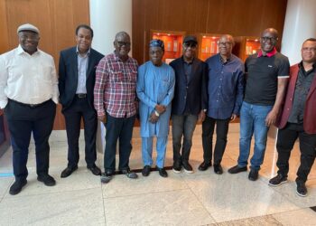 Obasanjo with Obi meets Wike
