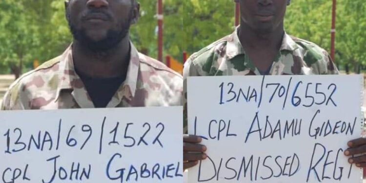 Dismissed soldiers who killed cleric