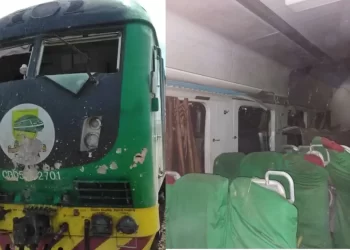 Train attack