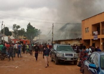 Fire guts residence and shops in Makurdi