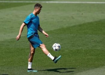 Ronaldo in Madrid for training field