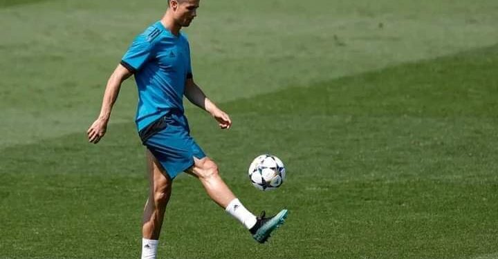 Ronaldo in Madrid for training field
