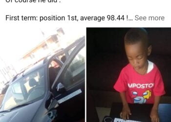 Benue man Buys car for 3-year-old son for taking first position for three terms