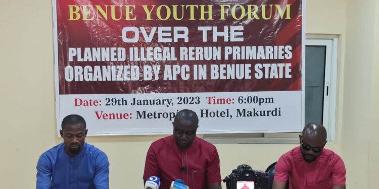 Planned  Benue APC governorship rerun, Illegal and  Recipe for Chaos in the state, Youth group warns 