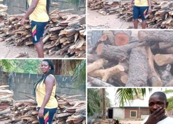 Husband happy to see wife's firewood business grow