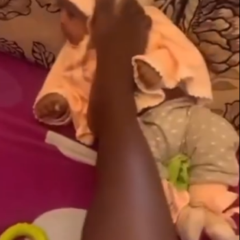 Video of babysitter suffocating infant by Putting Her Toe And Tongue Into Baby's Mouth
