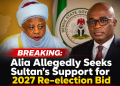 BREAKING: Alia Allegedly Seeks Sultan’s Support for 2027 Re-election Bid